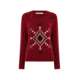Demo,Woolrich Womens Woolrich Motif Sweater, Picante, M, 13776-PCE-DEMO