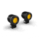 Denali Electronics Driving Lights Kit, D2 X2, Amber Lenses, Fender Mount, Black, One Size, kd2x2ambelene-fender-mt