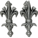 Denix Fleur de Lis Hangers Antique