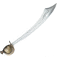 Denix Pirate Sword, 32in Overall, 26in Unsharpened Blade, All Metal Construction, Reproduction Of A Pirate Saber, DX4200