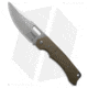 Dervish Knives Navajo EDC Midtech Folding Knife, 4.25in, CPM MagnaCut, Drop Point Blade, G-10, OD Green Handle, OD Green/Gray, 9.375 inch, BHQ-202912