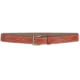 Image of DeSantis 1 1/2in. Fancy Stitched Lined Leather Belt, Lined, Tan, 40, B27TP40Z0