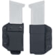 DeSantis A100 Persuader Mag Pouch, Double Stack, Kydex, Belt Clip, Ambidextrous, Black, A100KJJJZ