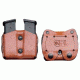 DeSantis Double Magazine Leather Pouch, Glock 26/27, Para P10, P12, Beretta 9000S, S&amp;W 99 CPT 9mm/40cal, SIG P250 SUB Compact, Ambidextrous, Plain, Tan, A01TJIIZ0
