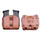 DeSantis Double Magazine Leather Pouch, Glock 17/19/22/23, H&amp;K USP 9mm/40cal, USP CPT 9mm/40cal, P2000, Para P13, P14, S&amp;W 99 45cal, Ambidextrous, Plain, Tan, A01TJJJZ0
