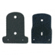 DeSantis Badge Baker, 2in Pin Width, Ambidextrous, Plain, Black, U09BZ00Z0