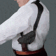 DeSantis C.E.O. Shoulder Rig Holster - Left, Black, Unlined 11ZBB90Z0 - Sig Sauer P220, P226R