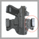 DeSantis Cloaked Partner IWB Attachments, Ambidextrous, Black, Y103BJZZZ0