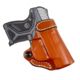 DeSantis Criss-Cross Belt Leather Holster, SIG Sauer P365, Right Hand, Plain, Tan, 155TA8JZ0