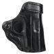 DeSantis Criss-Cross Belt Leather Holster, SIG Sauer P238, P238 Equinox, Kimber Micro Carry.380, Colt Mustang, Pony, Springfield Armory 911, Right Hand, Plain, Black, 155BAP6Z0