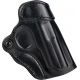 DeSantis Criss-Cross Belt Leather Holster, SIG Sauer P938, Kimber Micro 9mm, Right Hand, Plain, Black, 155BA37Z0