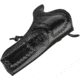 DeSantis Doc Holliday Leather Belt Holster, Colt SAA 4 3/4in, Ruger Vaquero 4 5/8in, Left Hand, Lined, Black, 081BD54Z0