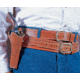 DeSantis Doc Holliday Leather Belt Holster, Colt SAA 3 1/2in, Ruger Vaquero 3 1/2in, Left Hand, Lined, Tan, 081TD53Z0