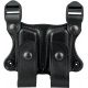 DeSantis Double Magazine Pouch for Shoulder Rigs, S&amp;W M&amp;P Shield 9/40, Ambidextrous, Plain, Black, A24BJXXZ0