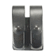 DeSantis Double Magazine Pouches, Glock 19, 23, H&amp;K USP CPT 9/40, Black Snap Closure, Ambidextrous, Plain, Black, U41BJHHZ3
