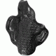 DeSantis Thumb Break Scabbard Holster, 2 Slot, Smith Wesson K-10, 13, 15, 19, 65, 66 2in., Left, Black, Unlined, Basketweave
