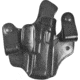DeSantis Mad Max Leather IWB Holster, Glock 17, 19, 22, 23, 31, 32, 19X, 45, Right Hand, Plain, Black, 112BAB2Z0