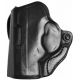 DeSantis Mini Scabbard Leather Belt Holsters, Beretta Nano, Left Hand, Plain, Black, 019BBQ4Z0