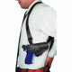 DeSantis New York Undercover Shoulder Holster - SIG P226 R - Plain Lined Right, Black