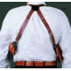 DeSantis New York Undercover Shoulder Holster - Right, Tan w/ Double Mag Pouch 11DTAM8G0 - BERETTA PX4 STORM