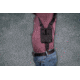 DeSantis Patriot Grd Shoulder Rig Leather Shoulder Holster, Ambidextrous Hand, Black, M99BJ1LJ0