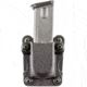 DeSantis Quantico Single Mag Pouch Belt Holster, Most Double Stack 9mm/.40 Cal., Ambidextrous, Kydex, Black, A86KJJJZ0