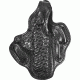 DeSantis Thumb Break Scabbard Holster - Right, Black, Unlined, Basketweave, 3 Slot 001BER1Z0 - FITS S&amp;W M&amp;P 45CAL