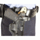 DeSantis Safety Star Ankle Holster for Smith &amp; Wesson K Frame 4 in, Leather, Left Hand, Black 015PD14Z0