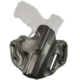 DeSantis Speed Scabbard Leather OWB Belt Holsters - Glock, Glock 20, 21, 21SF, Right Hand, Plain, Black, 002BAN7Z0