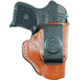DeSantis Summer Heat Leather IWB Holster, S&amp;W J Frame 2in-2 1/4in, Right Hand, Plain, Tan, 045TA02Z0
