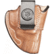 DeSantis Summer Heat Leather IWB Holster, S&amp;W J Frame 2in-2 1/4in, Right Hand, Plain, Tan, 045TA02Z0