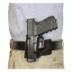 DeSantis The E-Gat Slide Holster, Walther CCP, Left, Black, 115BB2AZ0
