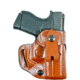 DeSantis The Osprey OWB/IWB Leather Holster, Glock 26, 26 Gen 5, 27, 33, Right Hand, Plain, Tan, 159TAE1Z0