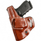 DeSantis The Osprey OWB/IWB Leather Holster, Glock 26, 26 Gen 5, 27, 33, Right Hand, Plain, Tan, 159TAE1Z0