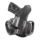 DeSantis Thumb Break Mini Slide OWB Belt Holster, Leather, RM1C, Right Hand, Plain, Black, RM1C, 085BA1ZZ0