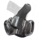 DeSantis Thumb Break Mini Slide, OWB Holster, Right Hand, Fits S&amp;W Bodyguard 2.0, Leather Construction, Matte Finish, Black
