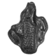DeSantis Thumb Break Scabbard Holster, FN FNP-45 4.5in/FN FNX-45 Tactical, Left, Lined Basketweave, Black, 001BH31Z0