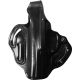 DeSantis Thumb Break Scabbard Belt Holster, FN FNP-45 4.5in/FN FNX-45 Tactical, Left Hand, Plain, Black, 001BB31Z0
