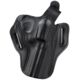 DeSantis Thumb Break Scabbard Belt Holster, Colt Python 4in/Ruger GP100 Revolver 4in/Smith & Wesson L-Frame Revolver 4in, Right Hand, Plain, Black, 001BA34Z0