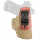 DeSantis Transit Leather IWB Holster, Ruger, Ambidextrous, Kydex, Natural, 215NJ7FZ0