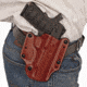 DeSantis Variable 13 OWB Leather Holster, Glock 19, 19 Gen 5, 19X, 23, 32, 36, 45, Ambidextrous, Plain, Tan, 170TJB6Z0