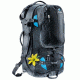 Deuter Traveller 60 + 10 SL Backpack-Black/Turquoise