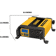DeWALT 1,000 Watt Professional Power Inverter, Yellow/Black, DXAEPI1000