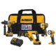 DeWALT 20V Max XR Lithium Ion 4-Tool Combo Kit, Yellow/Black DCK494P2