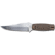 Dexter Outdoors 5in Clip Pt. Carry Knife, Uncoated Blade,Straight Edge,Hyena Brown Handle, 40404HB-1
