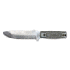 Dexter Outdoors Green River 5in Serrated Edge Drop Point Carry Knife, Green Handle, 40903PG