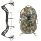 Diamond Deploy SB Bow 26-30.5 in, Black, A12764 W/ Vanguard L Hunting Backpack-Realtree Camo