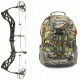 Diamond Deploy SB Bow 26-30.5 in, Black, A12764 W/ Vanguard Xl Hunting Backpack-Realtree Camo