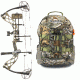 Diamond Deploy SB RAK Bow Pkg., MO Country 26-30.5 in 60 lb LH, A12687 W/ Vanguard Xl Hunting Backpack-Realtree Camo, DIA12512960-KIT1