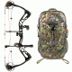 Diamond Edge SB-1 Bow Package, Black 70 lb. RH, A12698 W/ Vanguard Xl Hunting Backpack-Realtree Camo, DIA1272-KIT3
